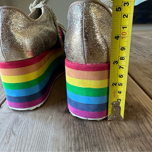 Bamboo Gold Rainbow Platform Shoes Women’s Size 7 - Picture 10 of 14
